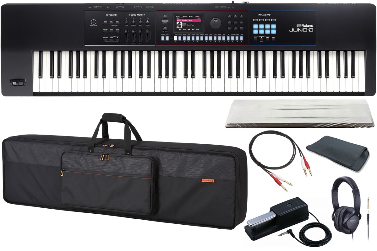 Roland / JUNO-D8 [純正高品位キャリング・バッグ＆アクセサリー + ダストカバー セット！] PHA-4スタンダード鍵盤 88鍵シンセサイザー【PNG】｜イシバシ楽器　ＷＥＢ　ＳＨＯＰ