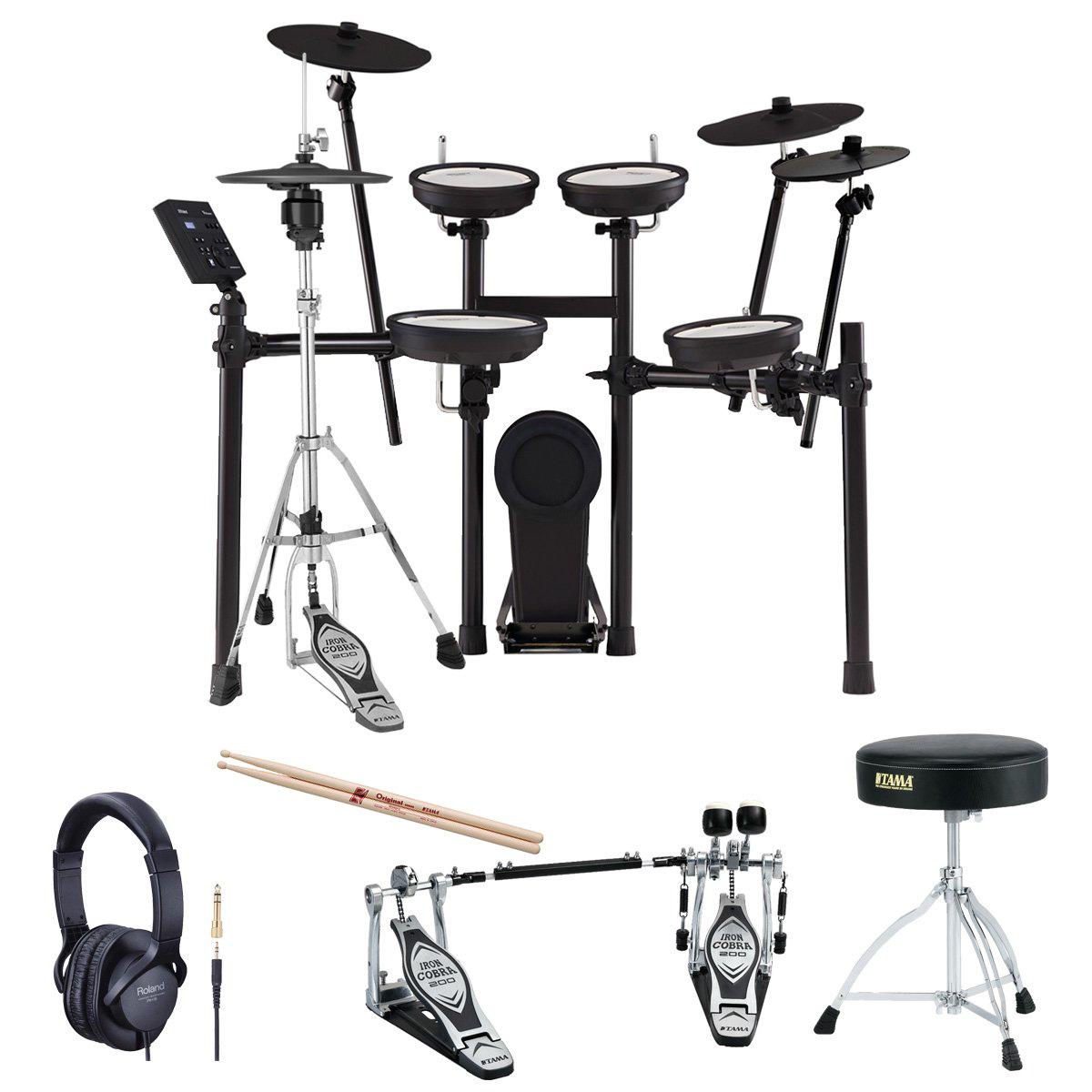 Roland / TD-07KV VH-10アップグレード/3シンバル TAMAツインペダルスターターセット【PNG】｜イシバシ楽器　ＷＥＢ　ＳＨＯＰ 105,754円