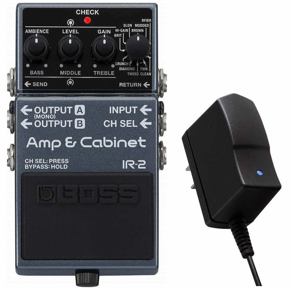 BOSS / IR-2 Amp & Cabinet［純正ACアダプター同時購入セット］アンプシミュレーター キャビネットIRローダー IR2【YRK】【PTNB】｜イシバシ楽器　ＷＥＢ　ＳＨＯＰ