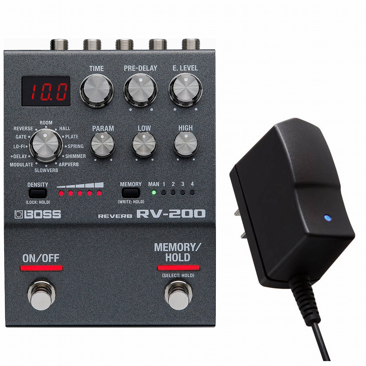 BOSS / RV-200 Reverb［純正ACアダプター同時購入セット］リバーブ RV200【YRK】【PTNB】｜イシバシ楽器　ＷＥＢ　ＳＨＯＰ