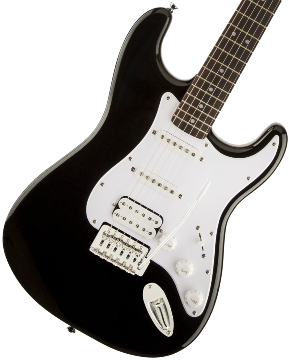 14432円 安心と信頼 14432円 ランキング総合1位 Squier by Fender Bullet Stratocaster with Tremolo HSS Black スクワイヤー エレキギター《高音質 BOSSケーブルプレゼント 4957054217099》