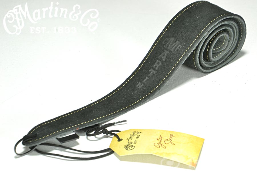 Martin マーチン / 18A0016 Guitar Strap Suede Black ストラップ