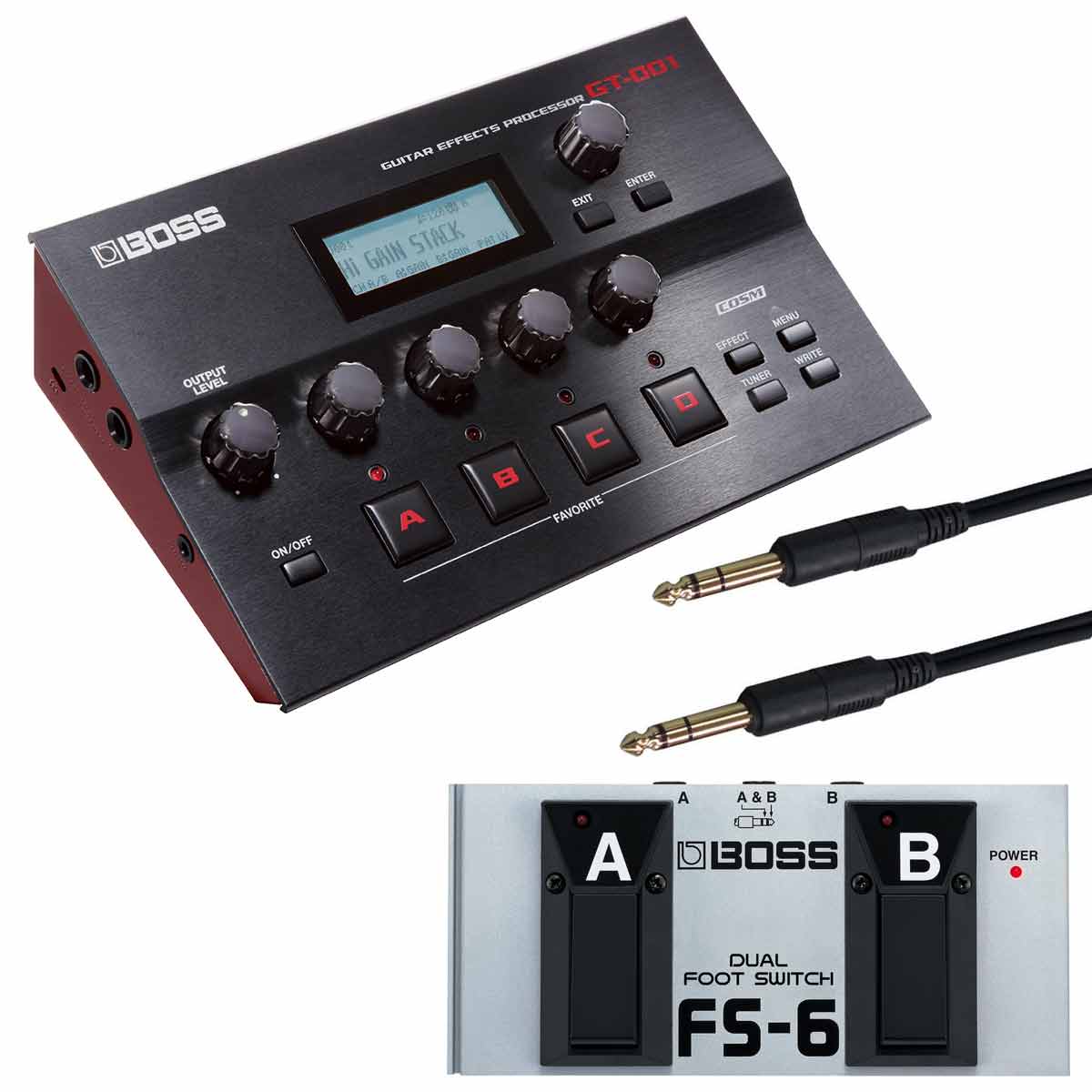 【楽天市場】BOSS / GT001 Guitar Effects Processor 【FS6純正オプションフットスイッチセット】ボス