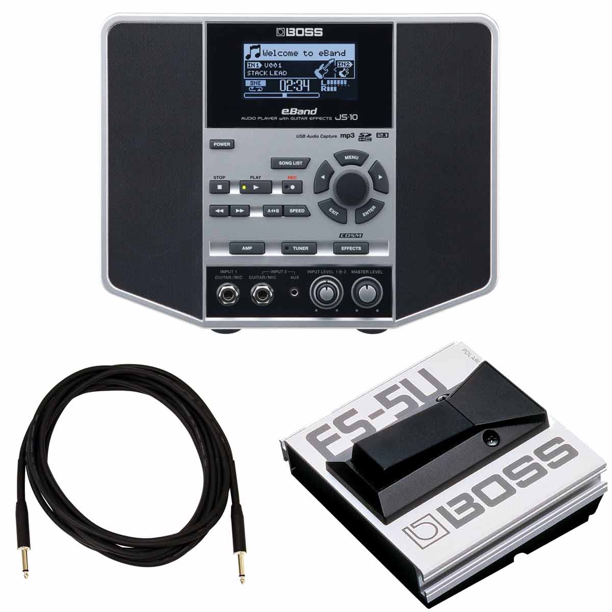 BOSS / eBand JS-10 【FS-5U純正オプションフットスイッチセット】 AUDIO PLAYER with GUITAR EFFECTS【YRK】