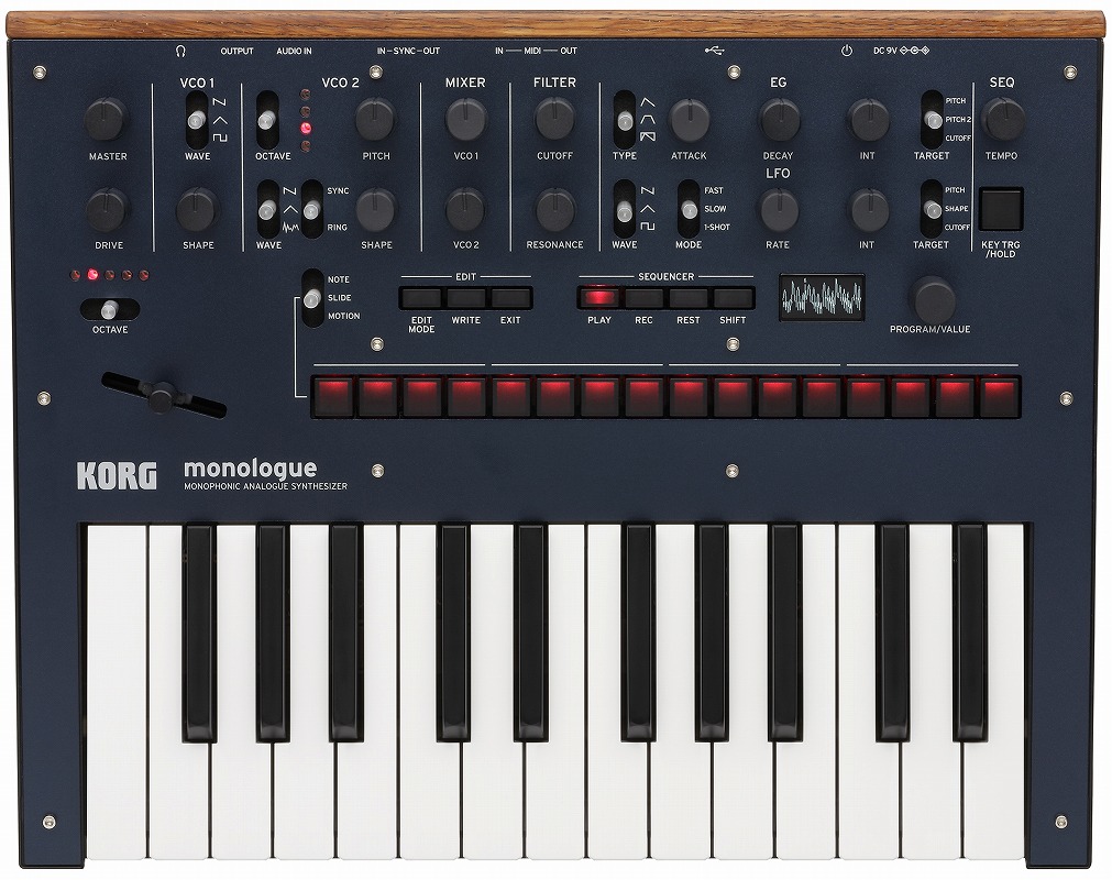楽天市場】KORG monologue Monophonic Analogue Synthesizer