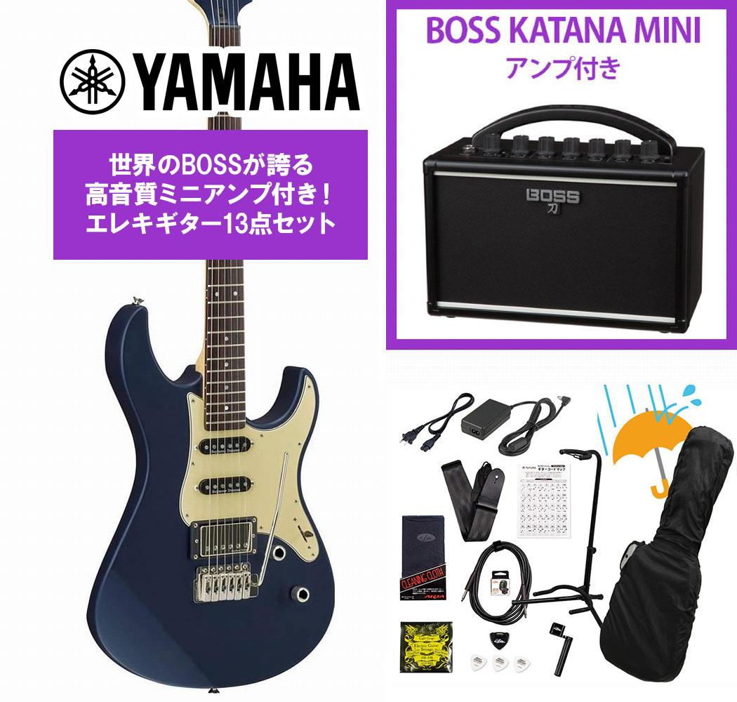 YAMAHA / Pacifica 612 VIIX MSB(マットシルクブルー) BOSS KATANA MINI アンプ付き13点セット！【PNG】 58,800円