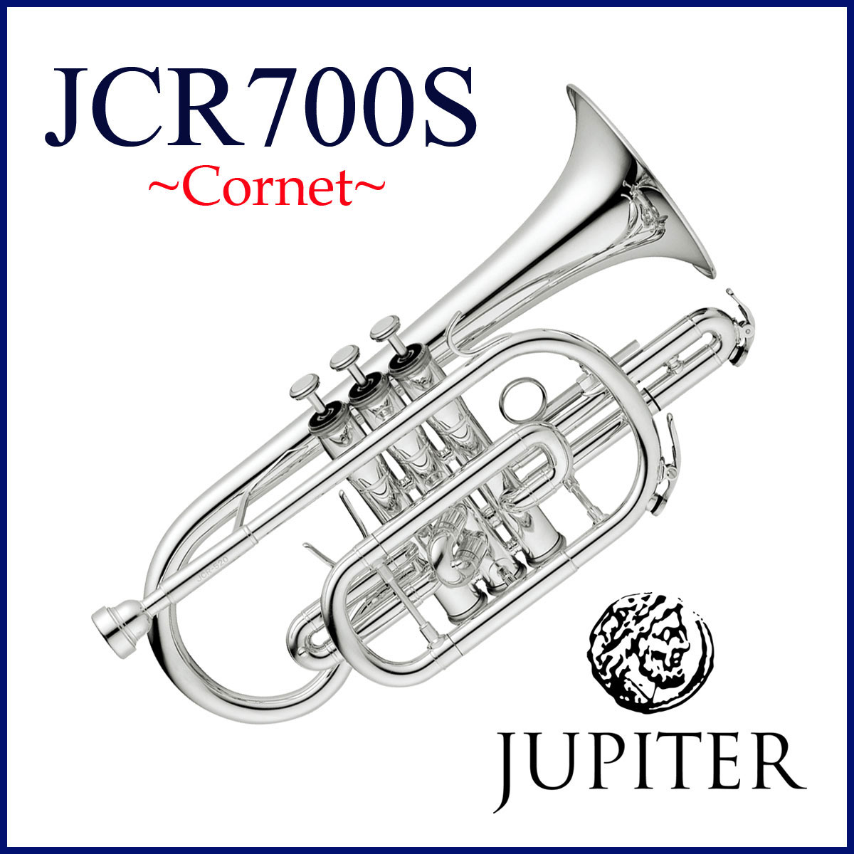 JUPITER / JCR-700S ジュピター コルネット シルバーメッキ仕上げ《お取り寄せ》