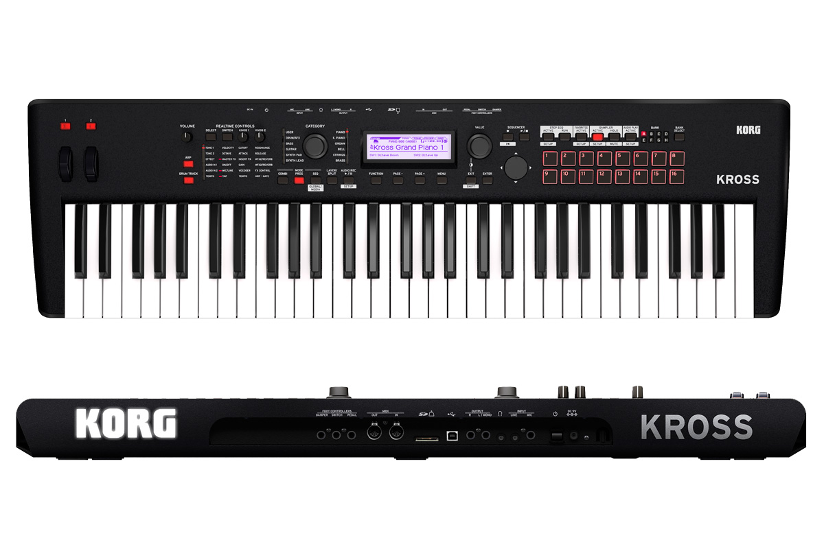 木造 KORG コルグ / KROSS2-61 MB ワークステーションシンセサイザー