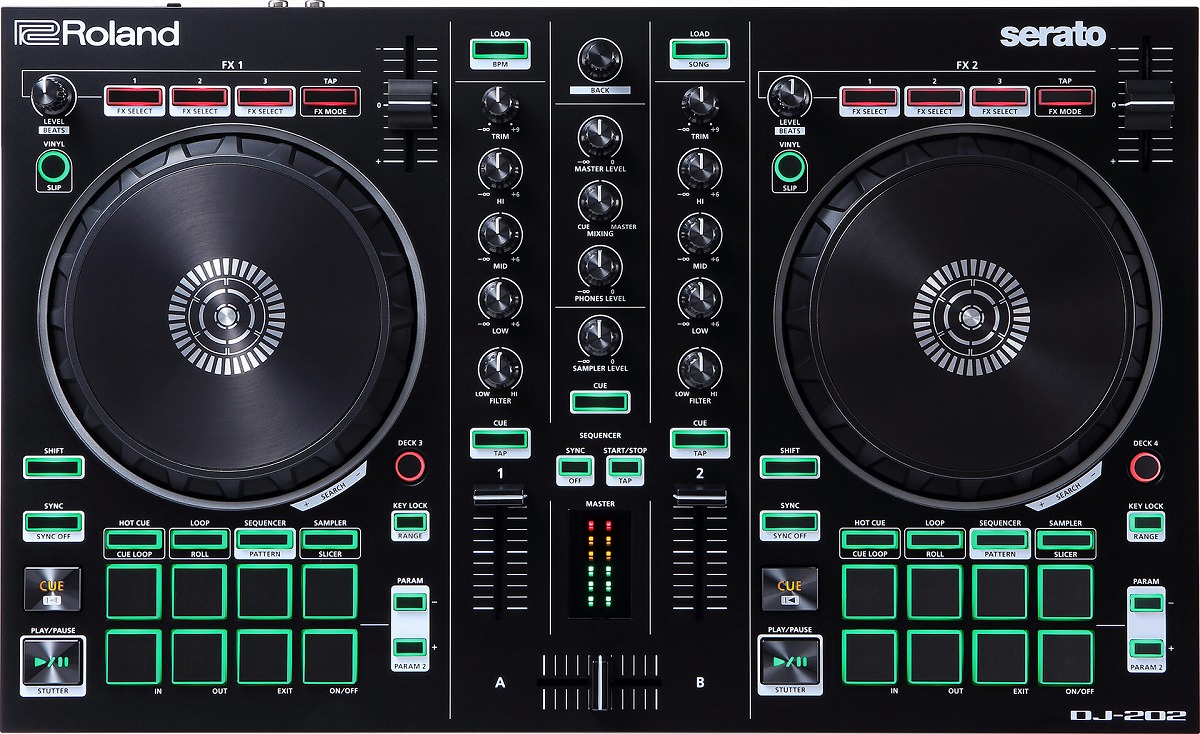Roland ローランド / AIRA DJ-202 Serato DJ用 DJコントローラー【YRK】｜イシバシ楽器　ＷＥＢ　ＳＨＯＰ