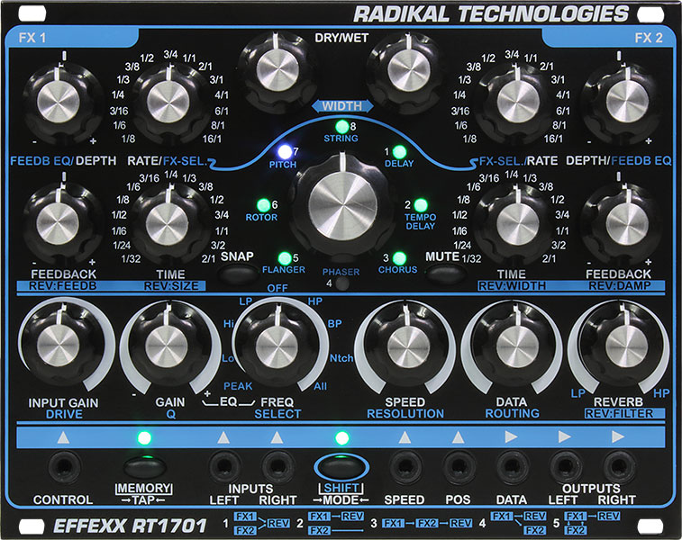 Radikal Technologies / RT-1701 EFFEXX Multi FX デュアル・デジタル・エフェクト【お取り寄せ商品】|イシバシ楽器 WEB SHOP