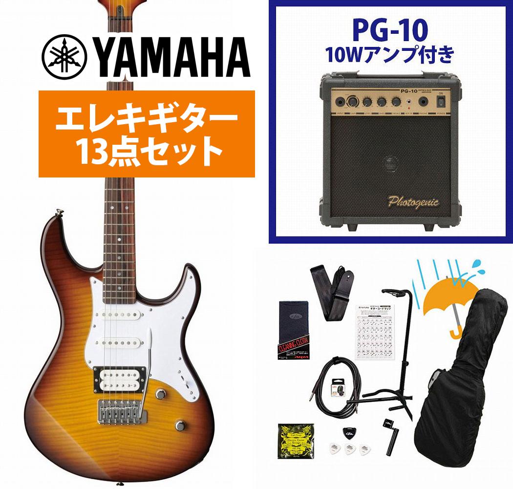 YAMAHA / PACIFICA212VFM TBS(タバコブラウンサウンバースト) PAC-212VFM PAC212VFM PG-10アンプ付属エレキギター初心者セットR【PNG】|イシバシ楽器 WEB SHOP