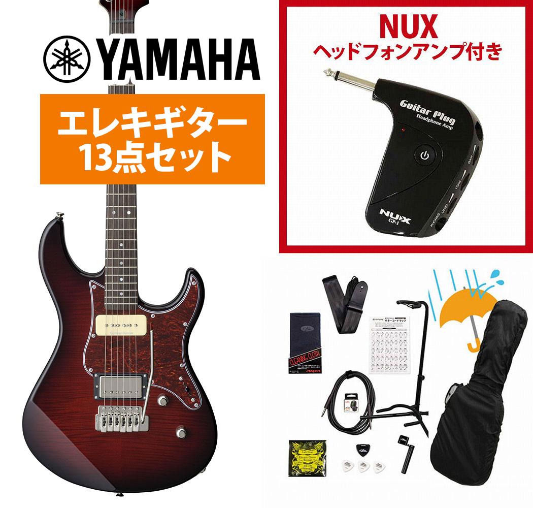Yamaha エレキギター ブラック ＋ アンプ Amazon | YAMAHA PACIFICA612VIIFM TBL エレキギター初心者14点