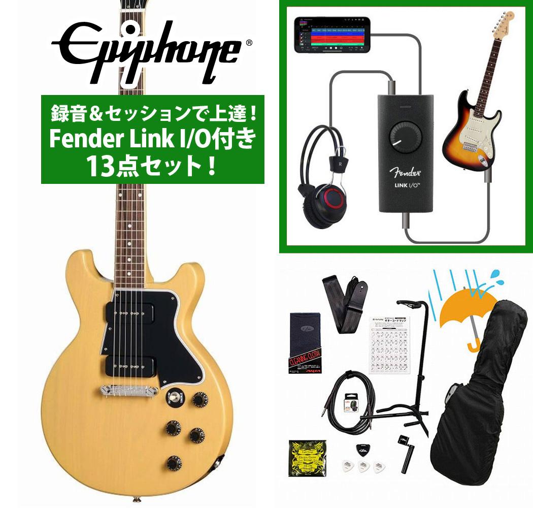 Epiphone / Inspired by Gibson Les Paul Special Double Cut TV Yellow エピフォン 録音＆セッションで上達！Fender Link I/O付き13点セット【YRK】