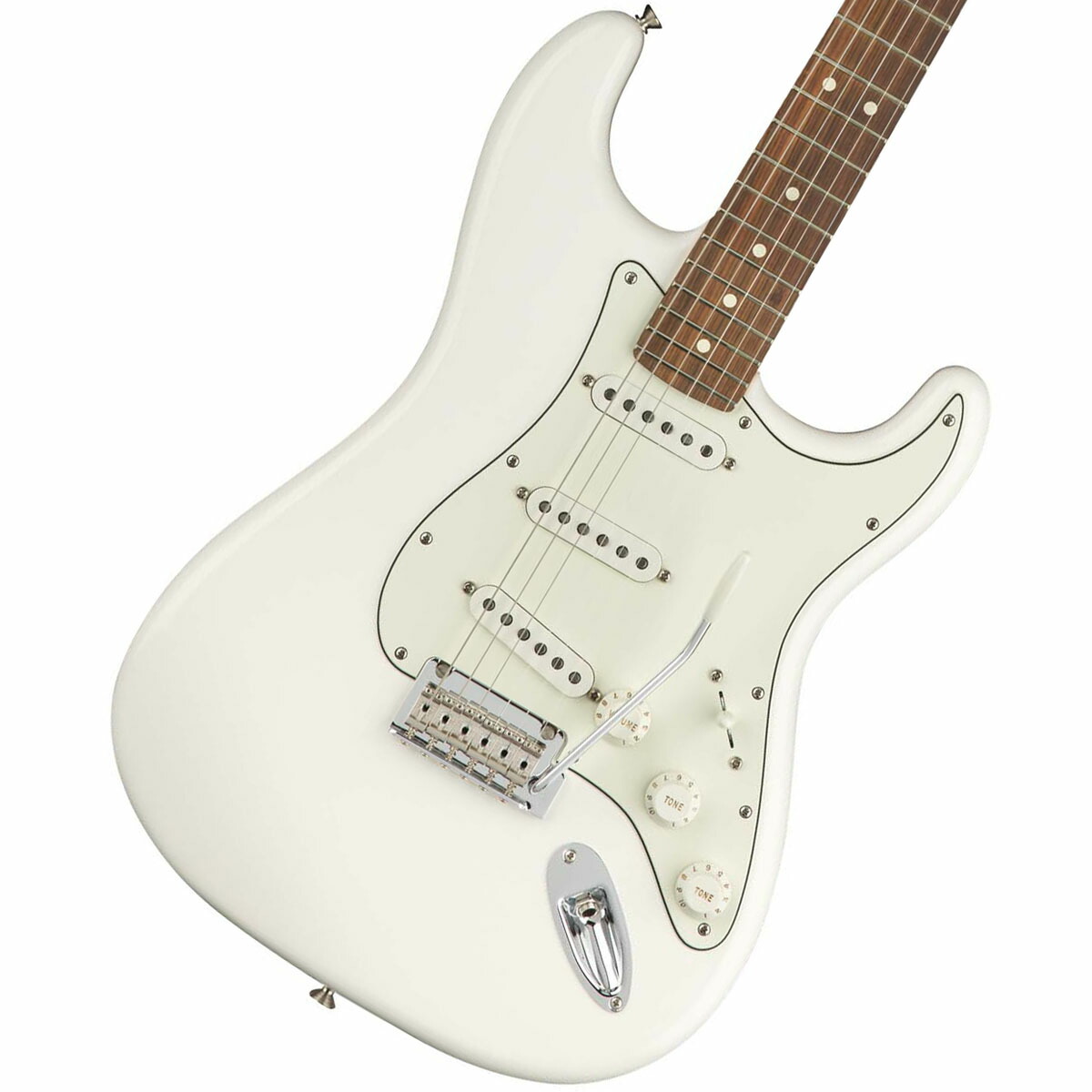 Fender Player Series Stratocaster Polar White Pau Ferro《高音質 BOSSケーブルプレゼント  4957054217099》 一部予約