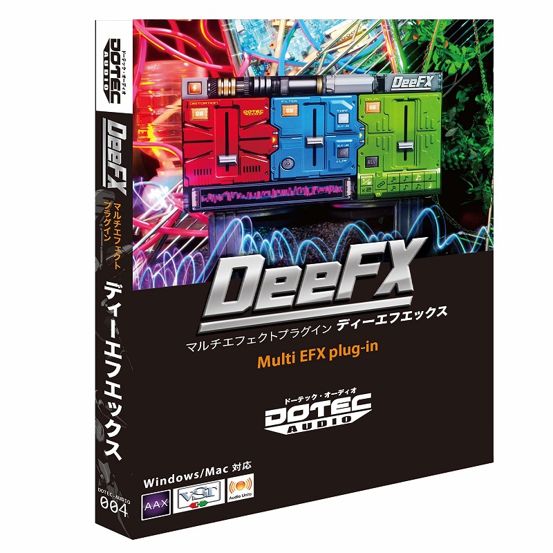 【楽天市場】DOTEC AUDIO ドーテック・オーディオ / DeeFX Multi Effector (VST/AU/AAX plug ...