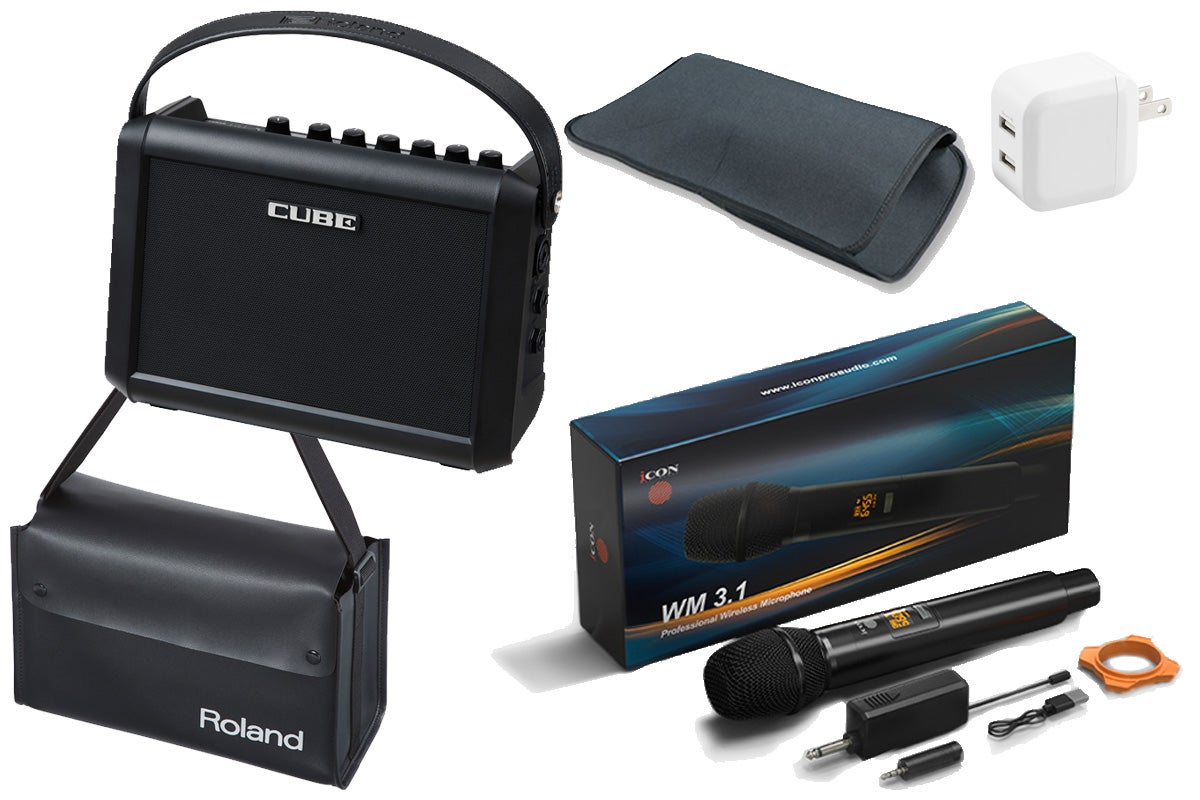 Roland ローランド / CUBE Street MINI [ワイヤレスマイク(マイク1本モデル) セット！]【PNG】｜イシバシ楽器　ＷＥＢ　ＳＨＯＰ
