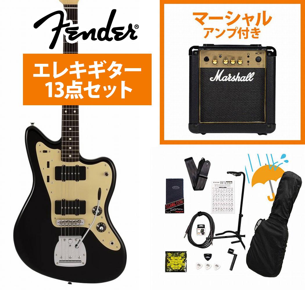 ギター Fender Japan INORAN Jazzmaster Fender / Made In Japan INORAN Jazzmaster Rosewood FB Black Fender