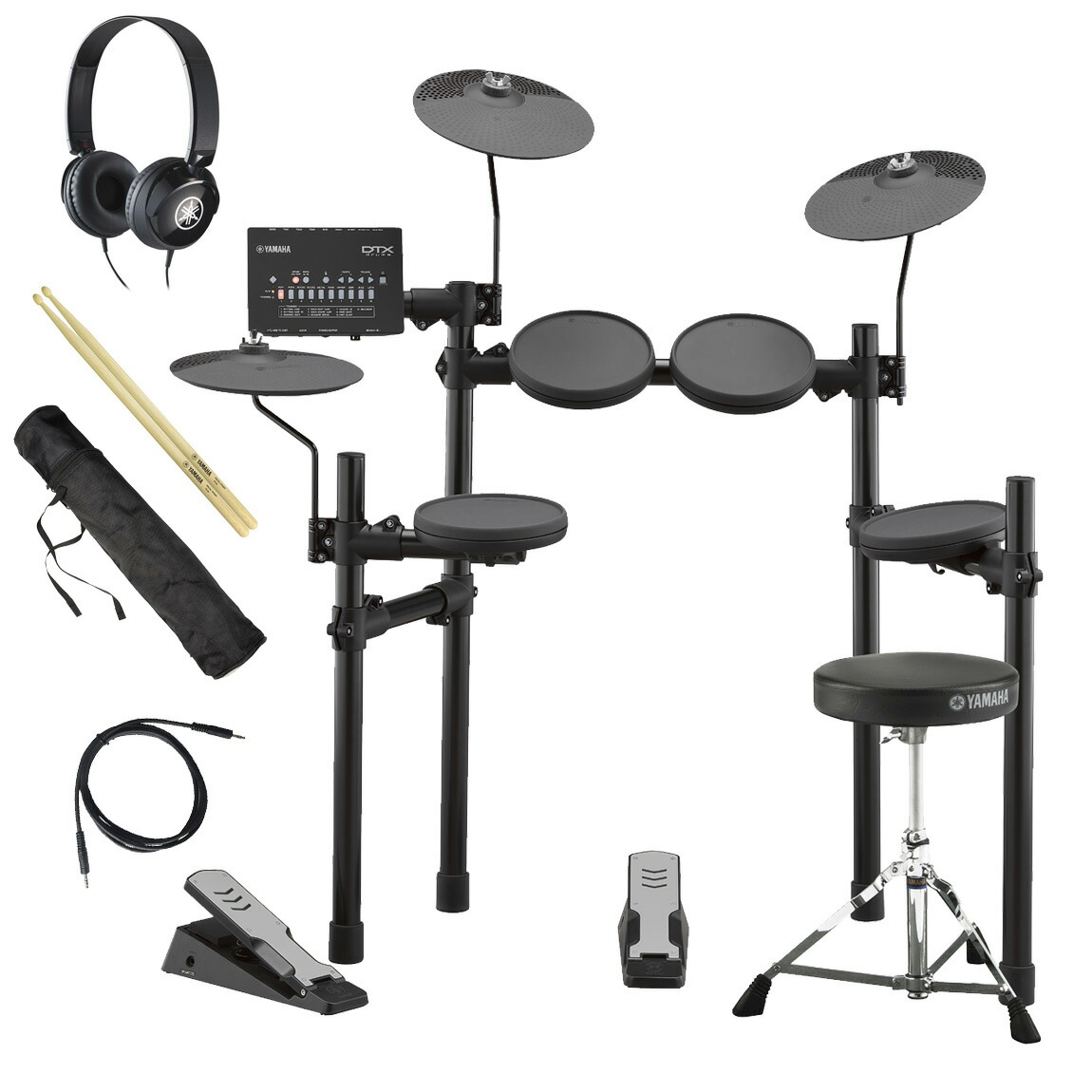 YAMAHA / DTX402KS 電子ドラム ヤマハ純正ヘッドホンとスティックセット【PNG】｜イシバシ楽器　ＷＥＢ　ＳＨＯＰ