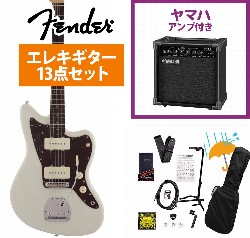 Fender / Made in Japan Traditional 60s Jazzmaster Rosewood FB Olympic White YAMAHA GA15IIアンプ付属初心者セットR【YRK】
