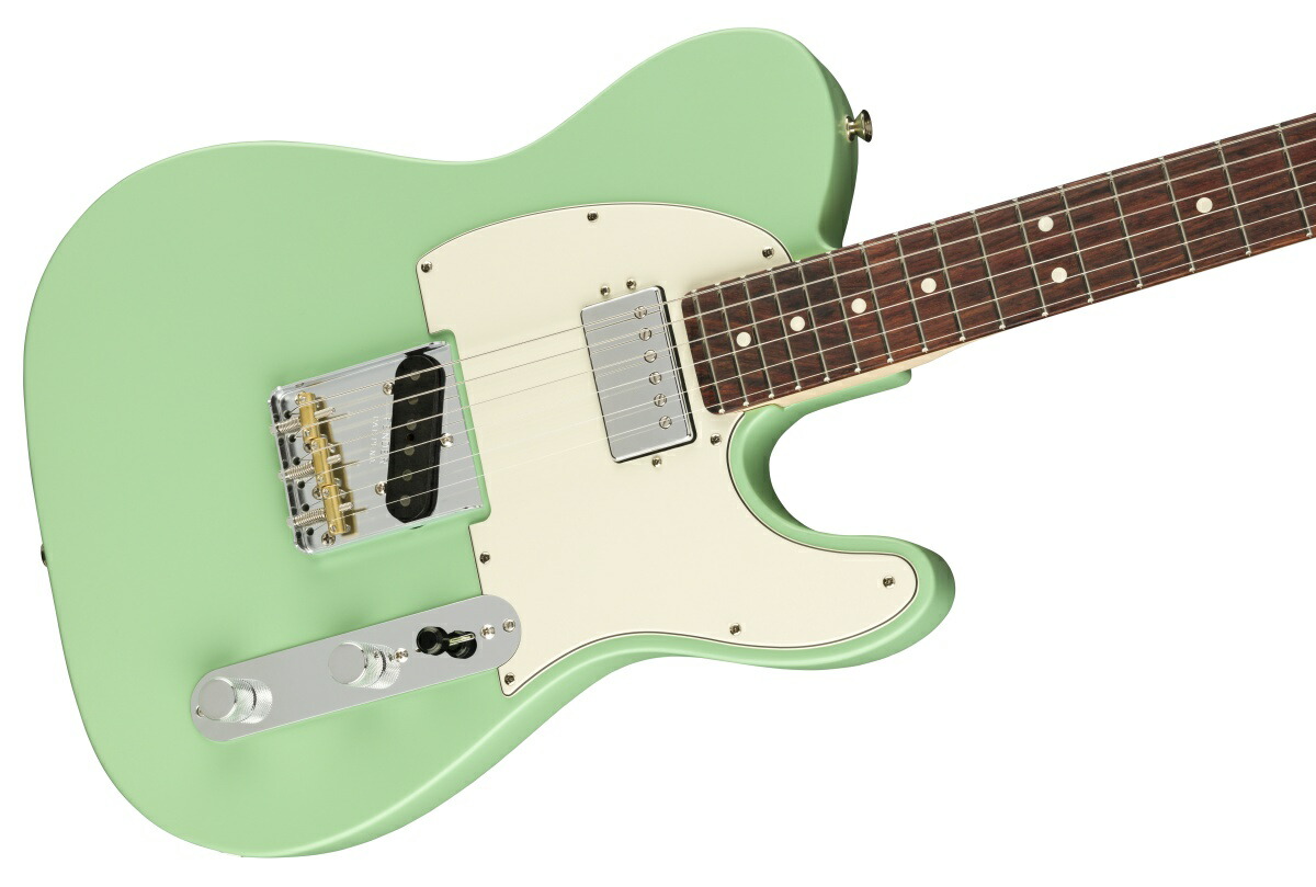 Fender サックス American American エレアコ Telecaster Humbucking Usa Performer With Fingerboard Rosewood Satin Surf Green フェンダー 純正ケーブル ピック1ダースプレゼント イシバシ楽器 ｗｅｂ ｓｈｏｐamerican Performer Telecaster Hum