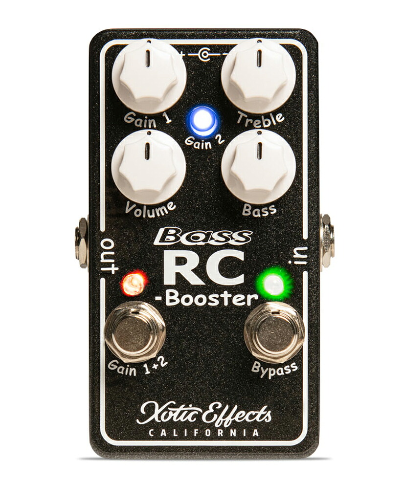 [ベース用クリーンブースター] Xotic / Bass RC Booster V2 Transparent Bass Boost ベース用エフェクター エキゾチック 【国内正規品】｜イシバシ楽器　ＷＥＢ　ＳＨＯＰ