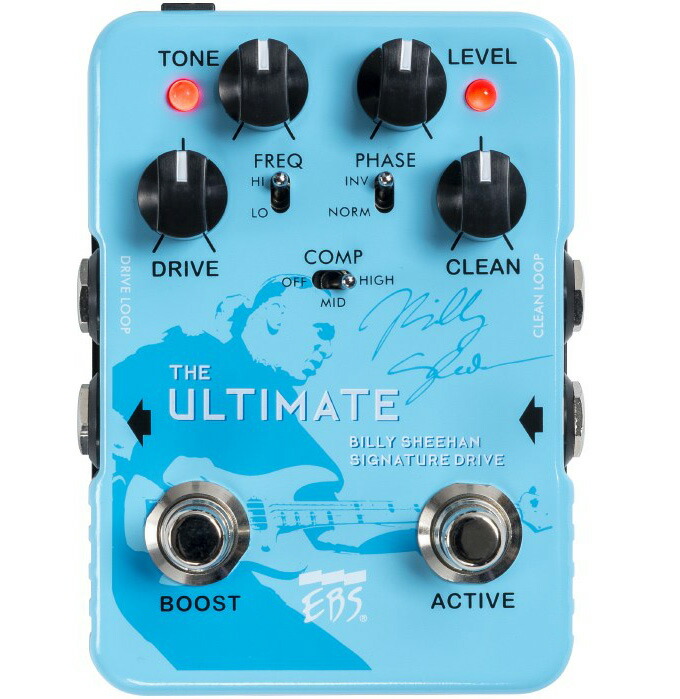EBS / Billy Sheehan Signature Drive ULTIMATE ビリーシーン・ドライブ・アルティメット 【国内正規品】【PNG】