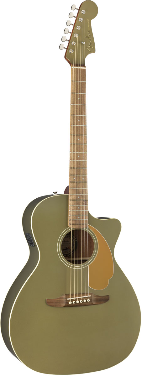 Fender Acoustic Newporter Player Walnut Fingerboard Olive Satin