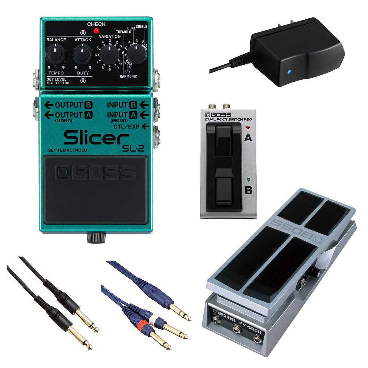 BOSS / SL-2 Slicer ボス スライサー SL2[自由自在にサウンドメイクセット] FS-7 + FV-500H【PTNB】｜イシバシ楽器　ＷＥＢ　ＳＨＯＰ 30,102円