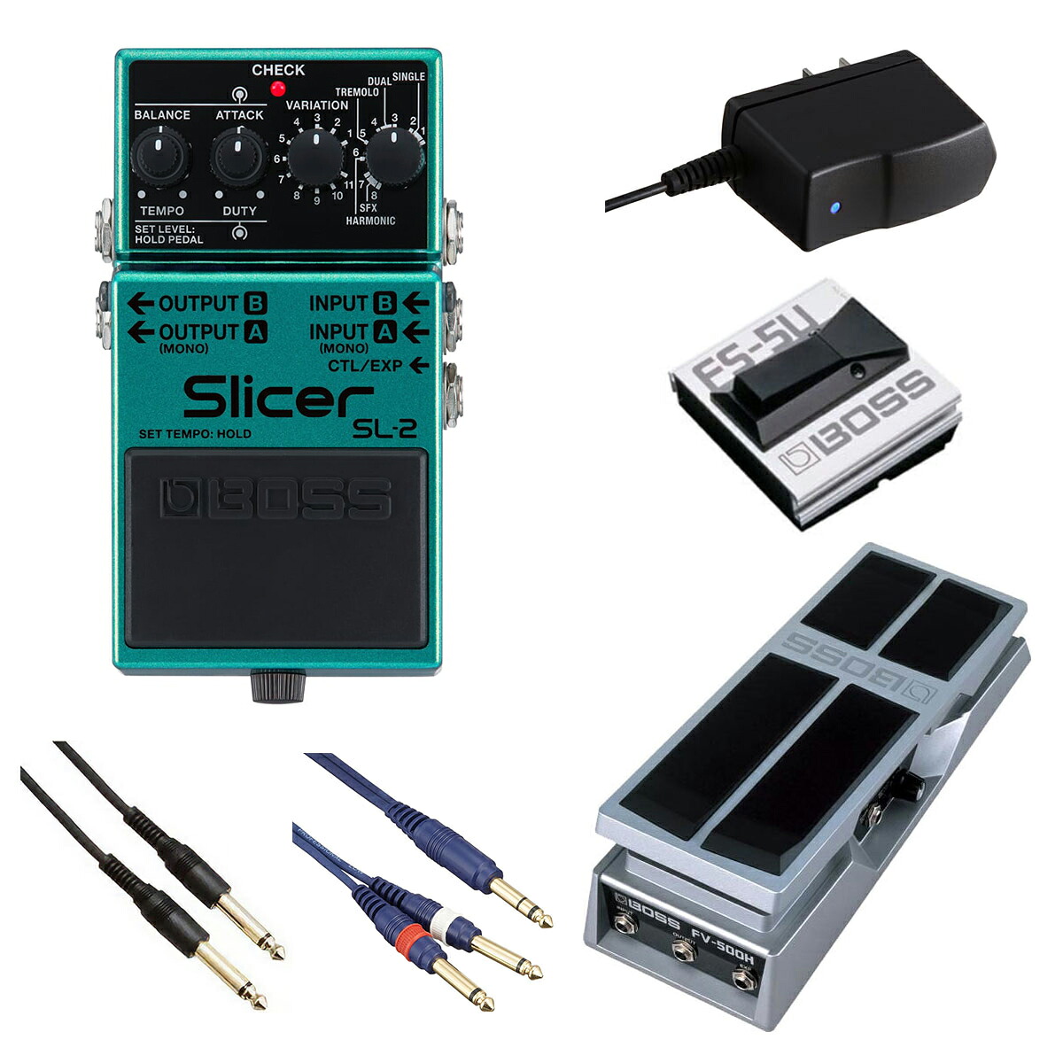 BOSS / SL-2 Slicer ボス スライサー SL2[自由自在にサウンドメイクセット] FS-5U + FV-500H【PTNB】｜イシバシ楽器　ＷＥＢ　ＳＨＯＰ