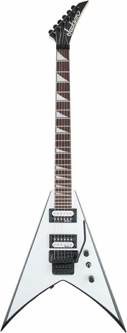 《WEBSHOPクリアランスセール》Jackson / JS32 King V White with Black Bevels ジャクソン【PNG】｜イシバシ楽器　ＷＥＢ　ＳＨＯＰ