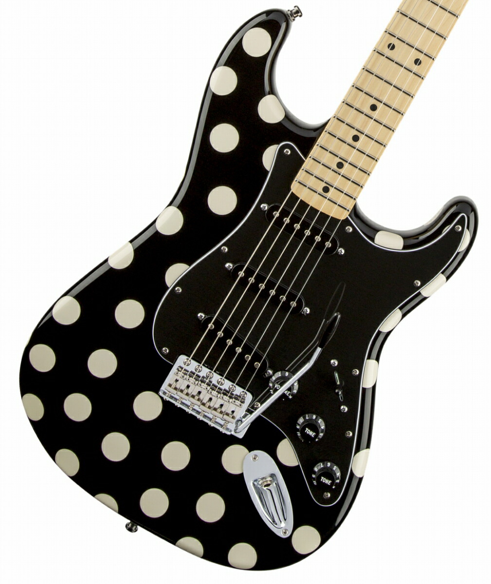 エレキギター かわいい新作 Guy Buddy Series Signature Aritist タイムセール 1日12時まで Fender Standard Dot 新品特価 Polka Stratocaster Happychildrensdaycare Net