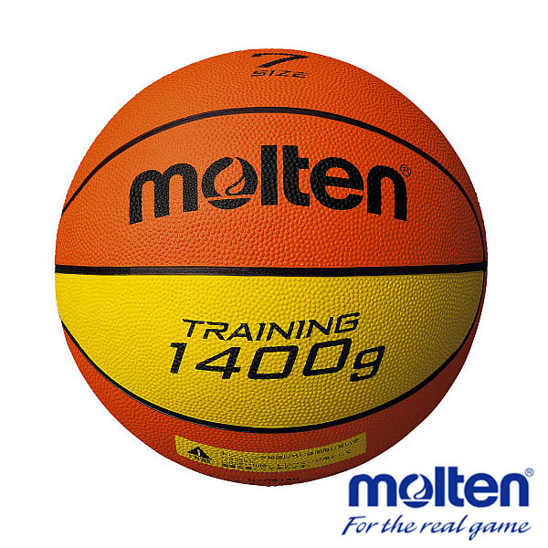 molten モルテン トレーニングボール9140 7号球 約1400g (B7C9140) バスケットボール バスケ ゴム 1.4kg トレーニング用 練習 筋力 筋トレ