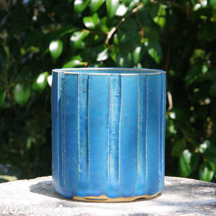 楽天市場】トルコブルー 3.3号 掛分シリーズ サナサービス 信楽焼