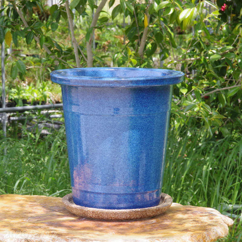 信楽焼大型懸崖鉢ナマコ釉13号超お買い得鉢 信楽焼大型懸崖鉢ナマコ釉13号超お買い得鉢 信楽焼 植木鉢 大型