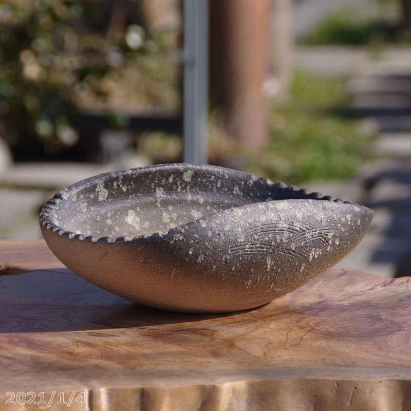 楽天市場】植木鉢 横田秀邦作 ミニ盆栽鉢(直径5cm)【山野草鉢