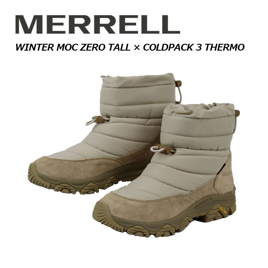 メレル【MERRELL】アウトドアブーツ ユニ一発やる 冷ややかさ容器に並べる 3 無し サーモ トール お水校正刷り / COLDPACK 3 ZERO THERMO TALL WATERPROOF J5006771 2024秋冬 (メンズ/レディース/ウィンターブーツ/スノーブーツ/雪上)