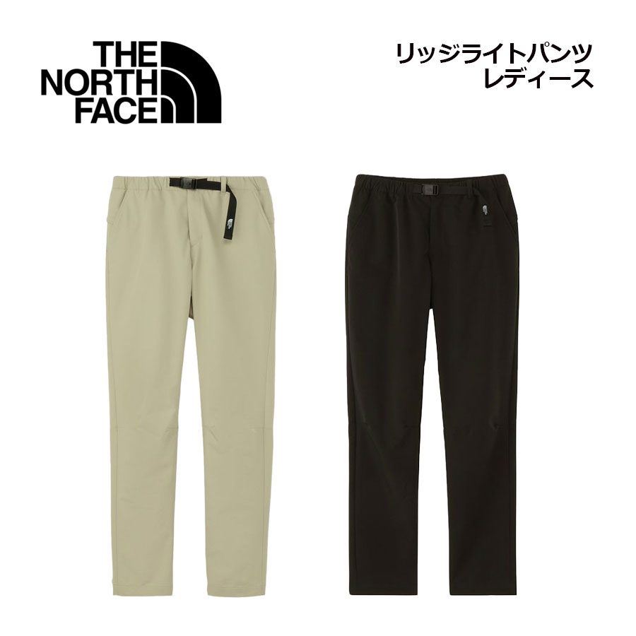 ザ・ノース・フェイス【THE NORTH FACE】レディース リッジライトパンツ NBW82506 2026春夏継続 (女性用/ウィメンズ/ロングパンツ/ボトム/ズボン/ハイキング/キャンプ/アウトドア/タウンユース/はっ水/ストレッチ)