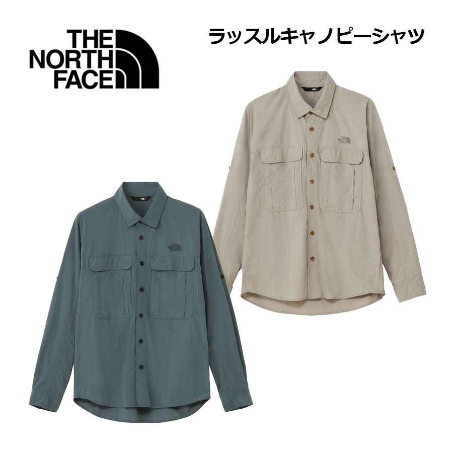 【2026春夏 新色】ザ・ノース・フェイス【THE NORTH FACE】メンズ ラッスル キャノピーシャツ NR12302 (成人男性用/長袖ティーシャツ/ベンチレーション/抗菌防臭産業/山登り/トレッキング/山歩き/難民キャンプ/アウトドア/心地好い/町若い者)