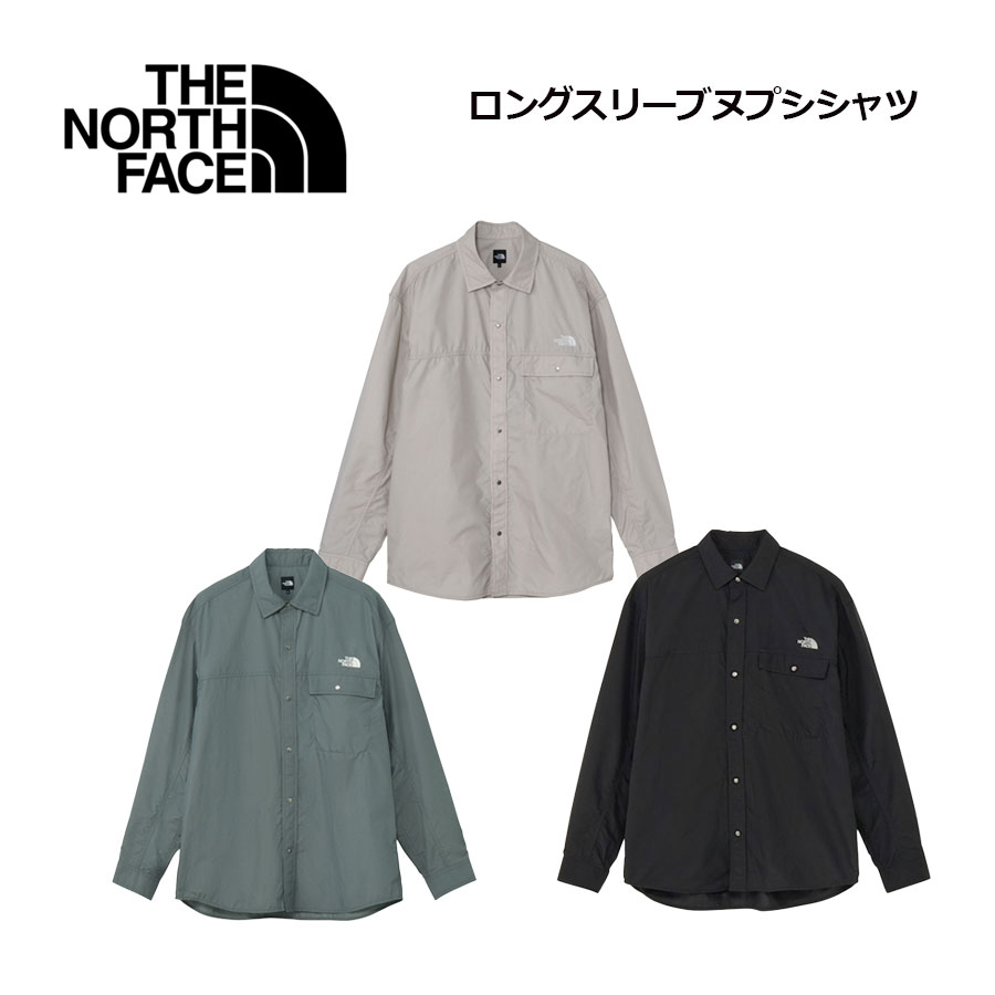 ザ・ノース・フェイス【THE NORTH FACE】ユニセックス ロングスリーブ ヌプシシャツ NR62550 2026春夏継続 (メンズ/レディース/長袖シャツ/はっ水機能/タウンユース/カジュアル/デイリーユース/キャンプ/アウトドア)｜石田スポーツ BRIO 店