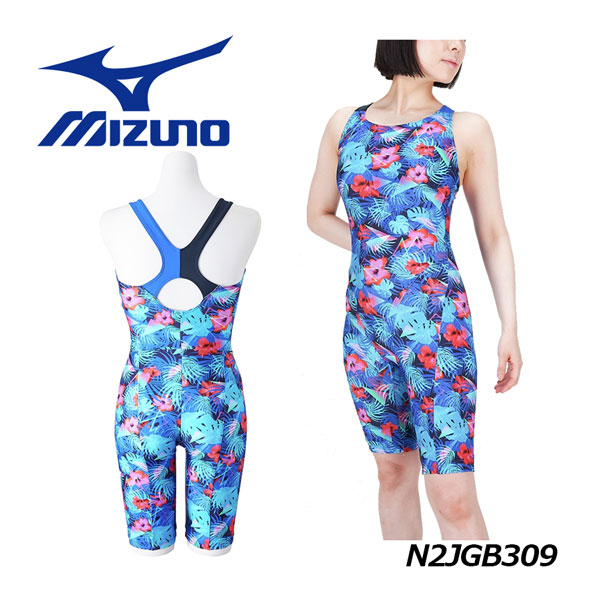 【MIZUNO】アクアフィットネス用水着　M　オールインワン SH_N2JGB32181_21_XL.jpg