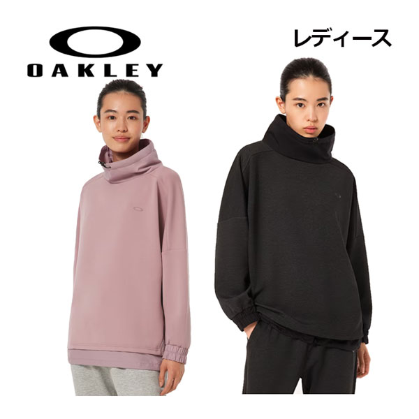 オークリー 【OAKLEY】 レディース Radiant Hybrid Stand Pullover 6.0 FOA500649 (女性用/ウィメンズ/長袖/パーカー/アウター/スポーツウェア/トレーニングウェア/吸汗速乾/ストレッチ)