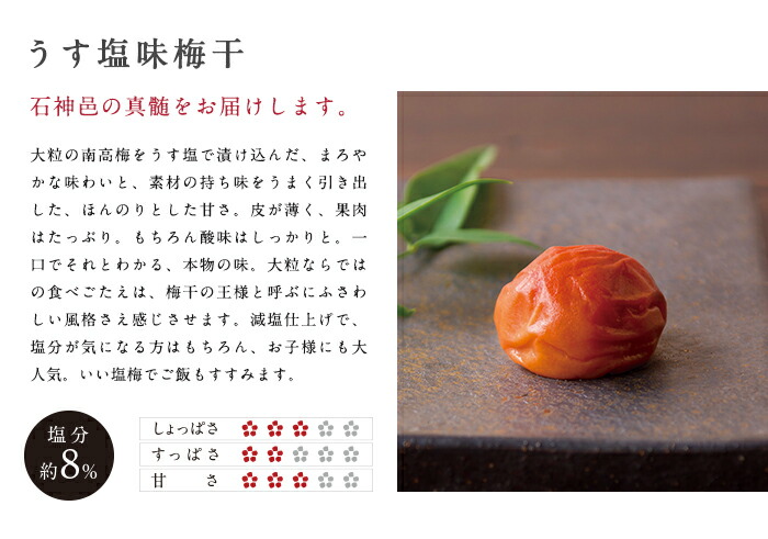 【紀州南高梅】うす塩味梅干(塩分8%)木箱500g花ふきん包み石神邑×中川政七商店【紀州産梅干し梅干南高梅ギフト内祝い内祝粗品お返しお祝返し父の日プレゼントおすすめ引き出物引き物】