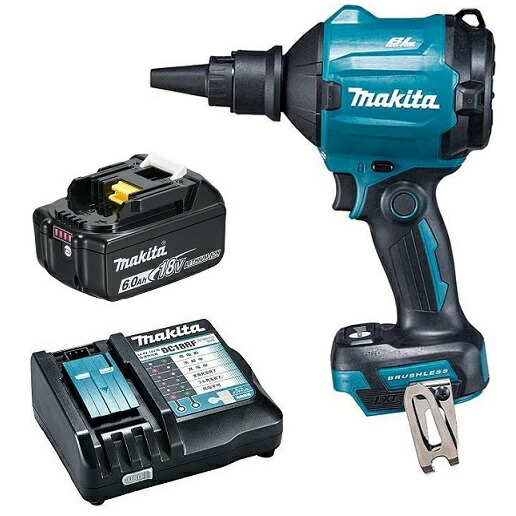 マキタ 18V 申し受ける式エアダスタ AS180DZ+バッテリBL1860B+申し受ける器DC18RF
