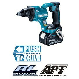 マキタ　18V　充電式スクリュードライバ　FS600DRG　青　(バッテリBL1860B・充電器DC18RF・ケース付)