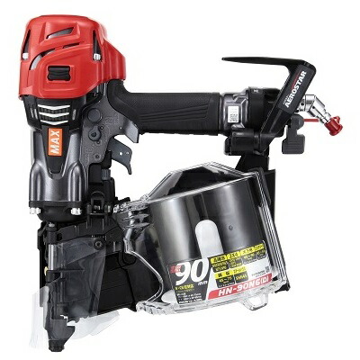 MAX マックス 高圧コイルネイラ 高圧釘打機 HN-90N6(D)-G クールグレー