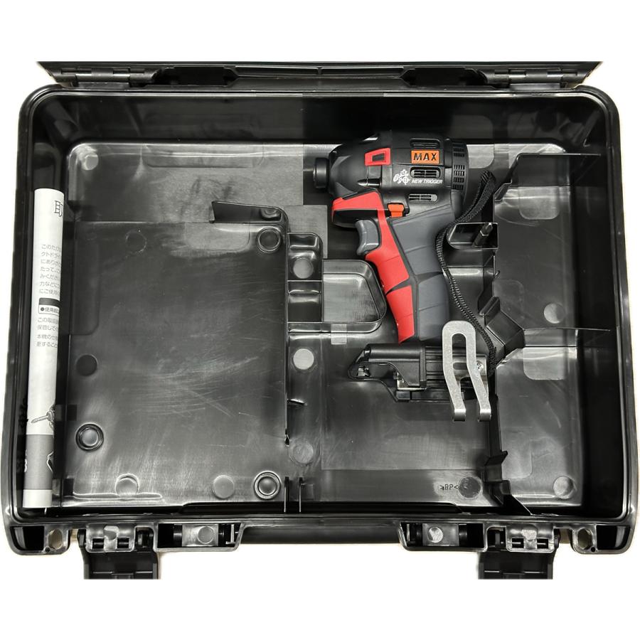 ケース付 MAX マックス 充電式インパクトドライバ 14.4V/18V PJ-ID153R レッド 本体のみ(電池・充電器別売)