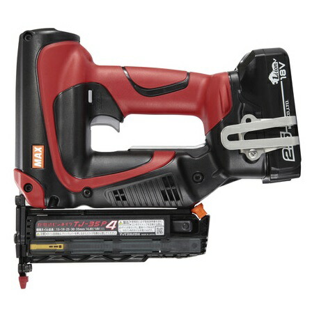 MAX マックス 申し受ける式ピンネイラ 18V 2.5Ah TJ-35P4-BC/1825A (申し受ける器JC-925A・ 独居室容器に並べるJP-L91825A・容れもの付)