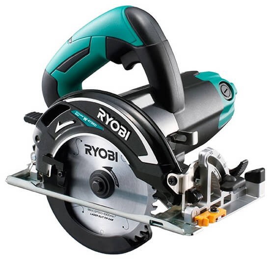 【貨物輸送無料】 リョービ 陰電子室内装飾丸ノコ W-470ED ノコ刃外径125粍
