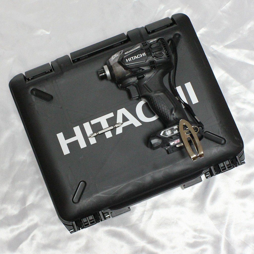HiKOKI ハイコーキ コードレスインパクトドライバ 14.4V WH14DDL2(NN)(B) ストロングブラック 本体のみ(バッテリ・充電器別売)