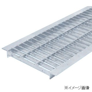 片岡実業 U字溝用グレーチング 溝幅240粍用 T-14 WUC-X24-538 組構式 並目 ノン横すべり